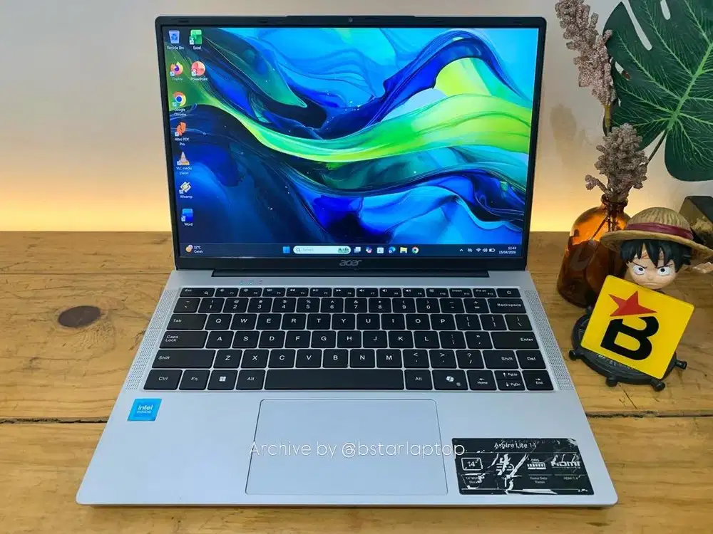 Laptop Acer Aspire Lite 14 Intel N100 RAM 8 DDR5 Body Slim Ringan