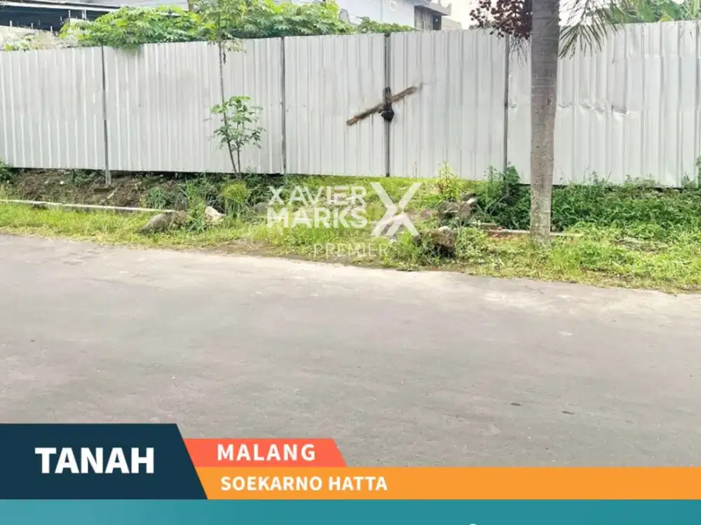 Dijual Tanah Cocok untuk Kos di Soekarno Hatta Malang