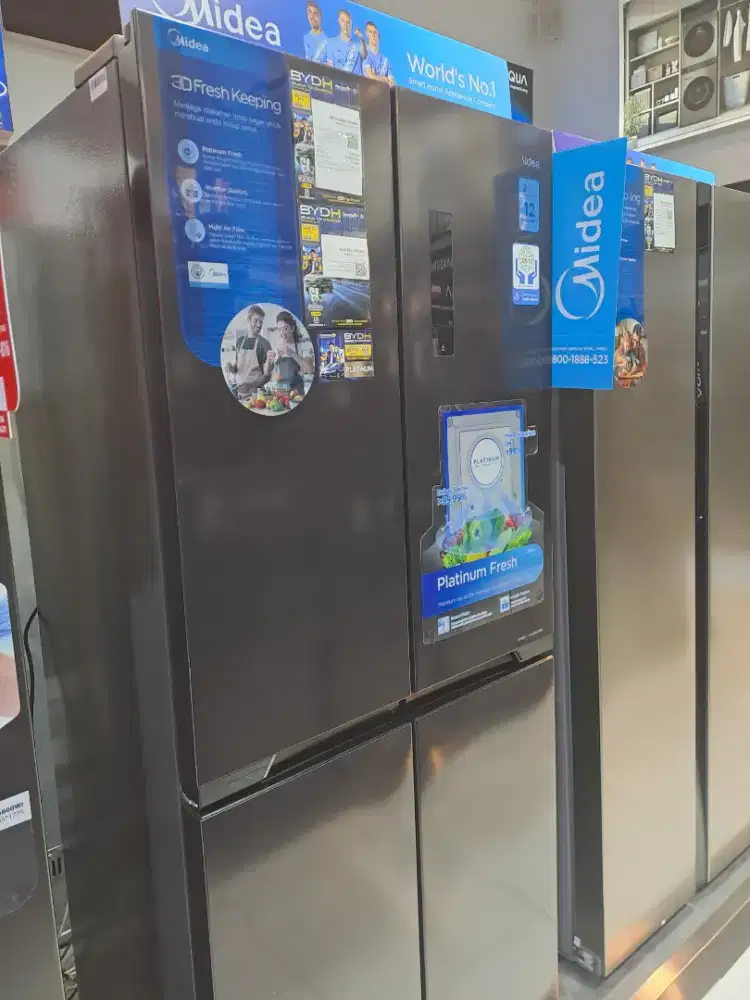 CICILAN TANPA CC KULKAS MIDEA MULTI DOOR