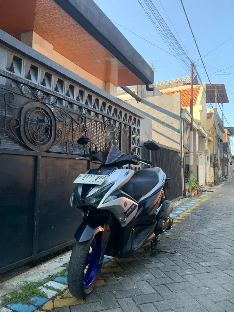 Yamaha Aerox Th. 2019 Perak Biru