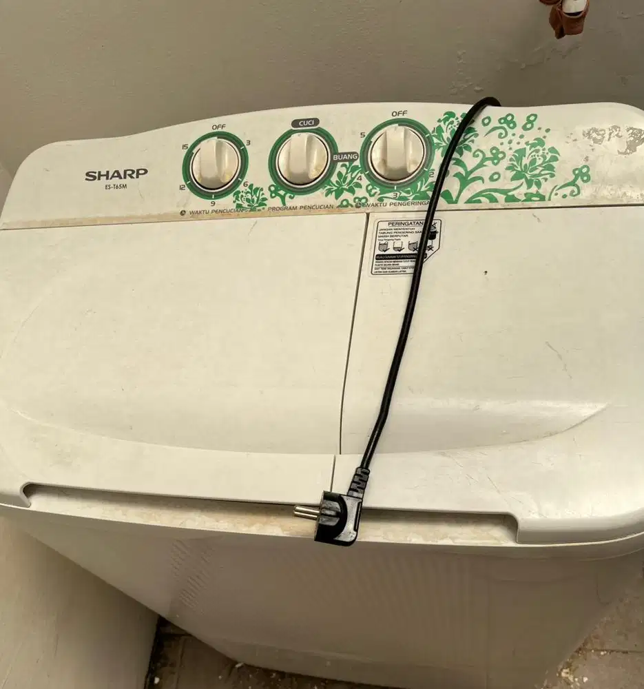 Mesin cuci 2 tabung sharp