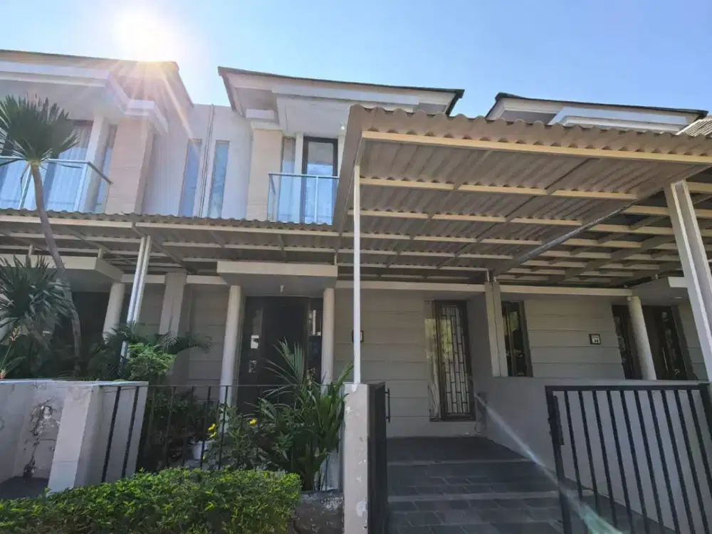 Rumah Pantai Mentari siap huni semi furnish dimensi 6x13 meter Bangunan 2 lantai ada 3 kamar tidur