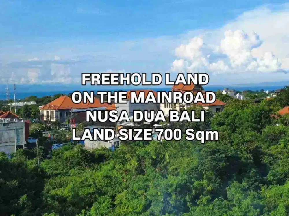 Tanah Komersil di Jalan Utama Dharmawangsa Nusa Dua Bali