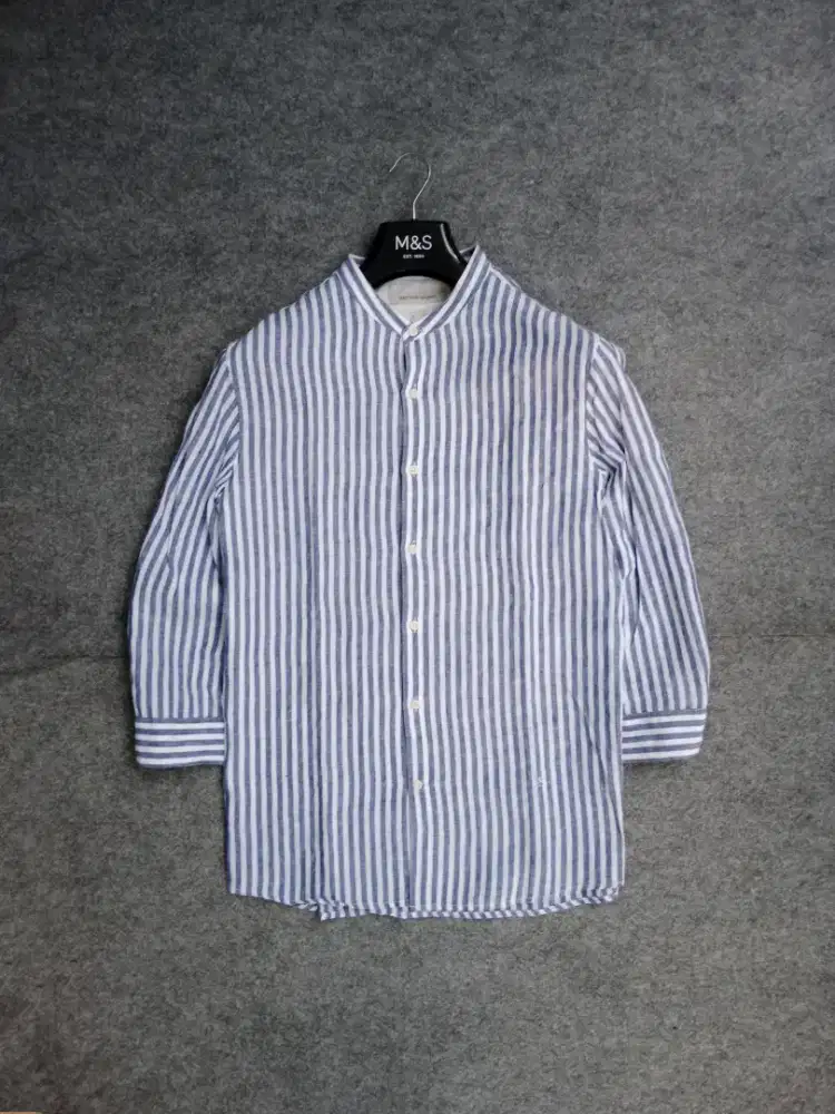 Kemeja sanghai linen SERIES size L