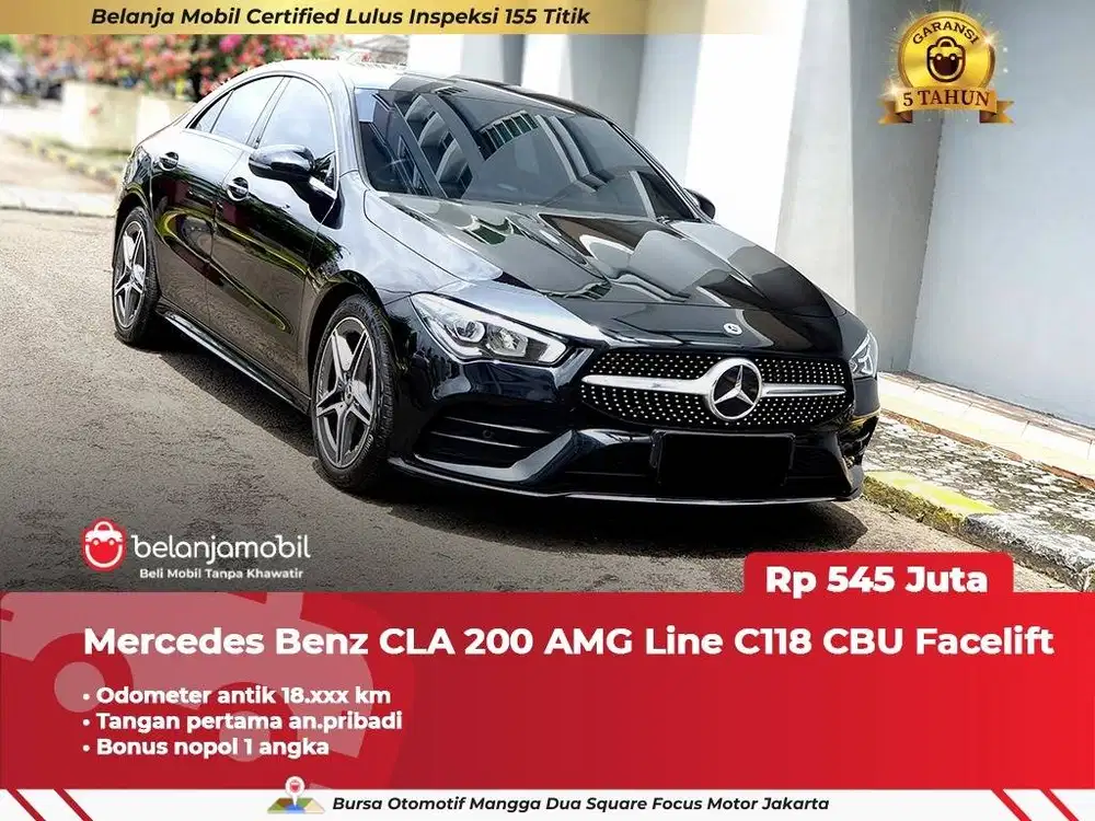 [KM ANTIK 18RB] Mercedes Benz Mercy CLA200 CLA 200 AMG C118 2020/2021