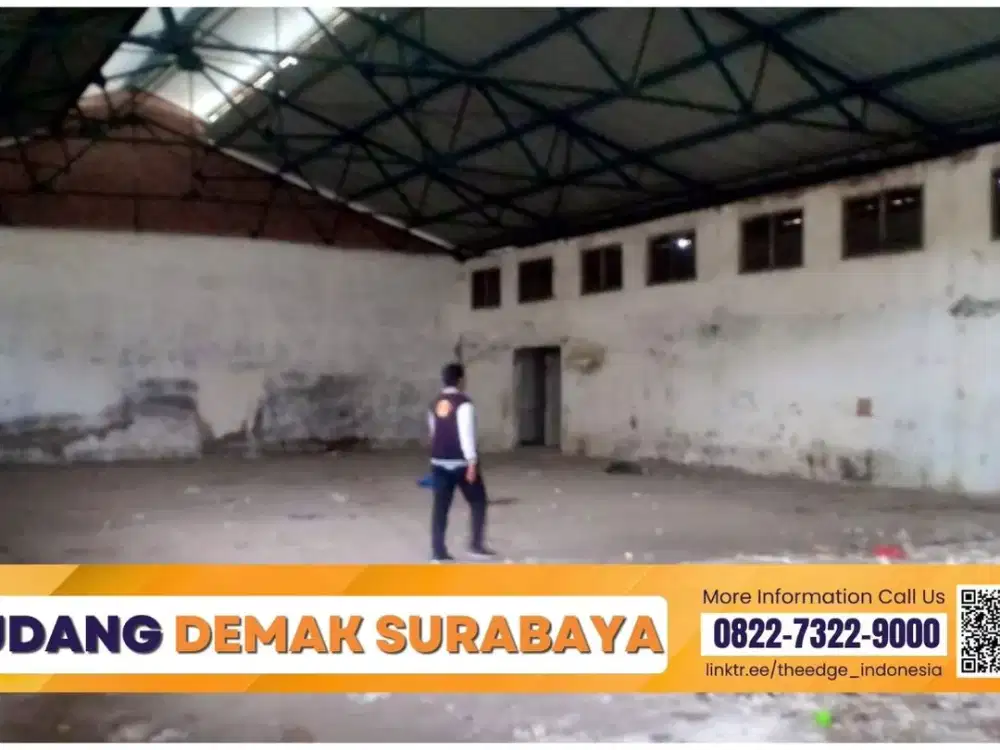 Sewa Gudang 750m² Jl Demak Timur Surabaya Harga 200 Juta