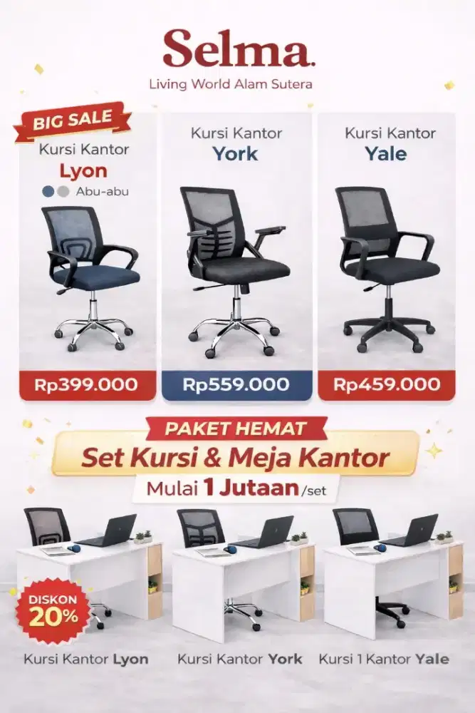 Meja dan Kursi Kantor Murah