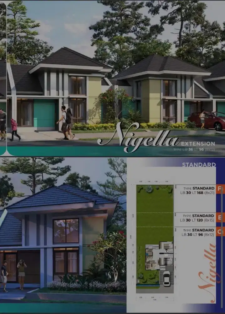 Rumah citra maja raya, cluster villa kuta