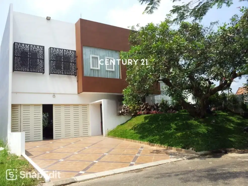 Dijual Rumah Luas Asri Dengan Design Unik Di Alam Sutera