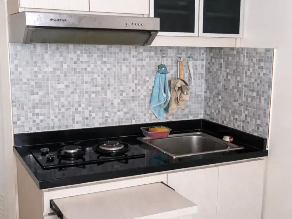 TINGGAL BAWA KOPER 2 KAMAR PENELOPE GREEN PRAMUKA FURNISHED LENGKAP POSISI AREA MALL