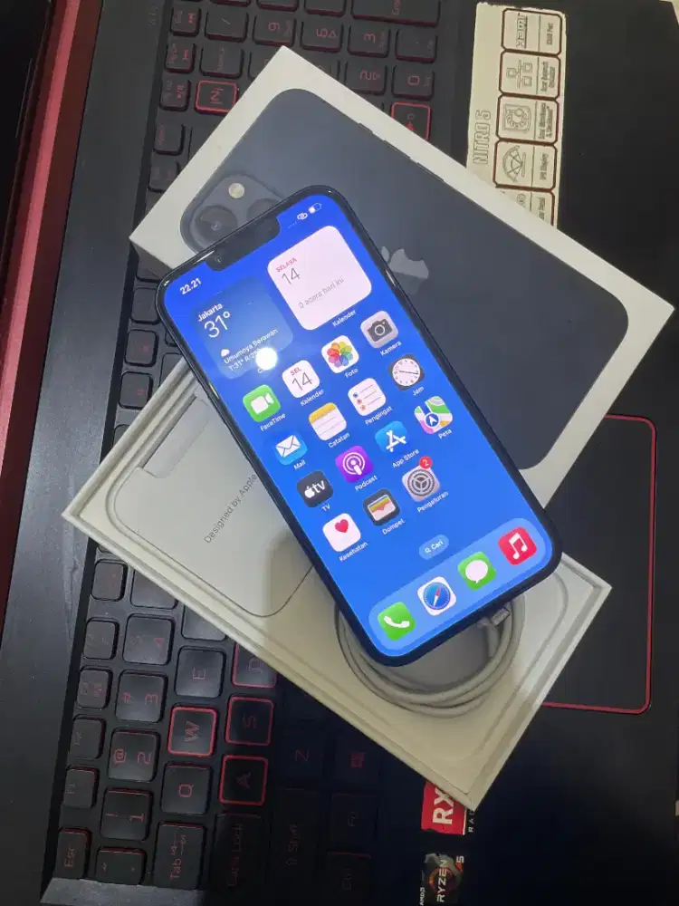 iPhone 13 128GB IBOX Fullset Nominus Murah