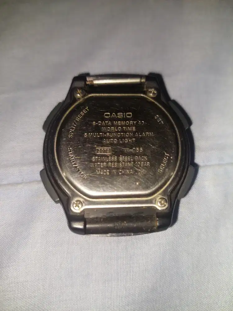 Jam casio w755 minus tali