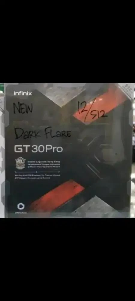 Infinix GT 30 pro 5G spesial edition gift box dan8/256 resmi