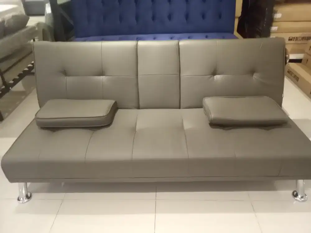 Sofa bed kulit (bisa cicilan)