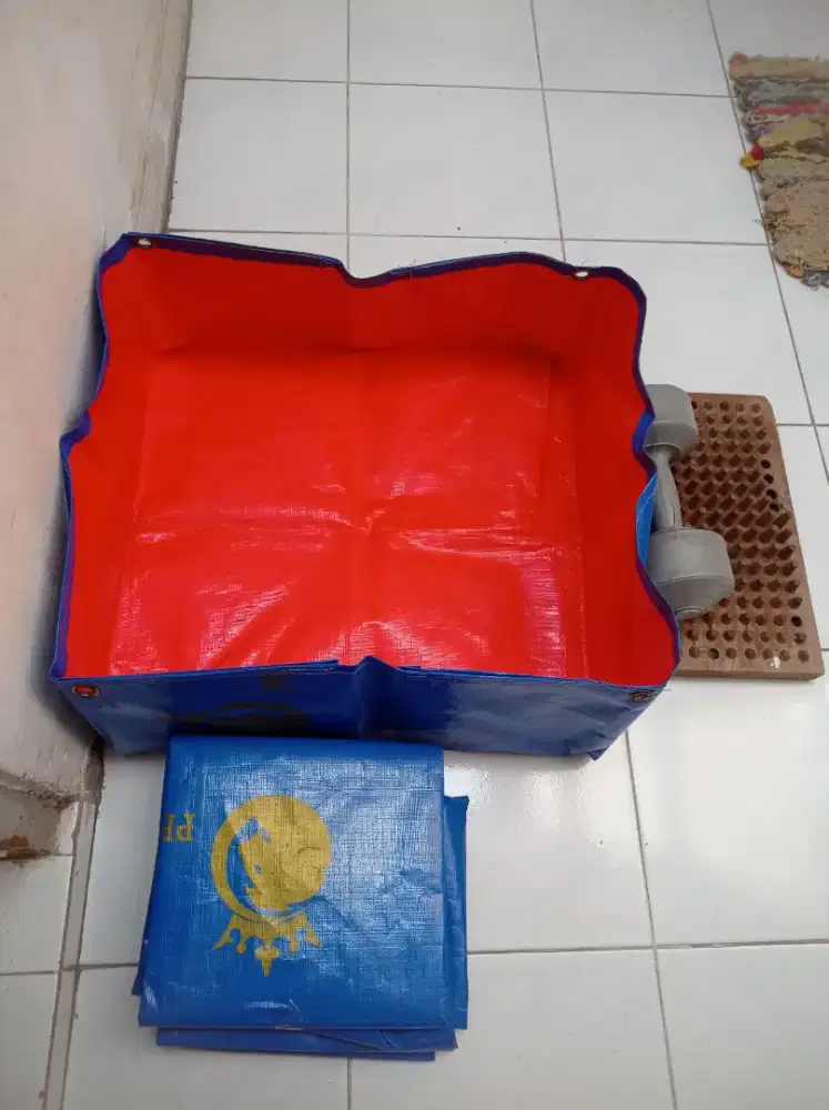 kolam terpal 50x50x25