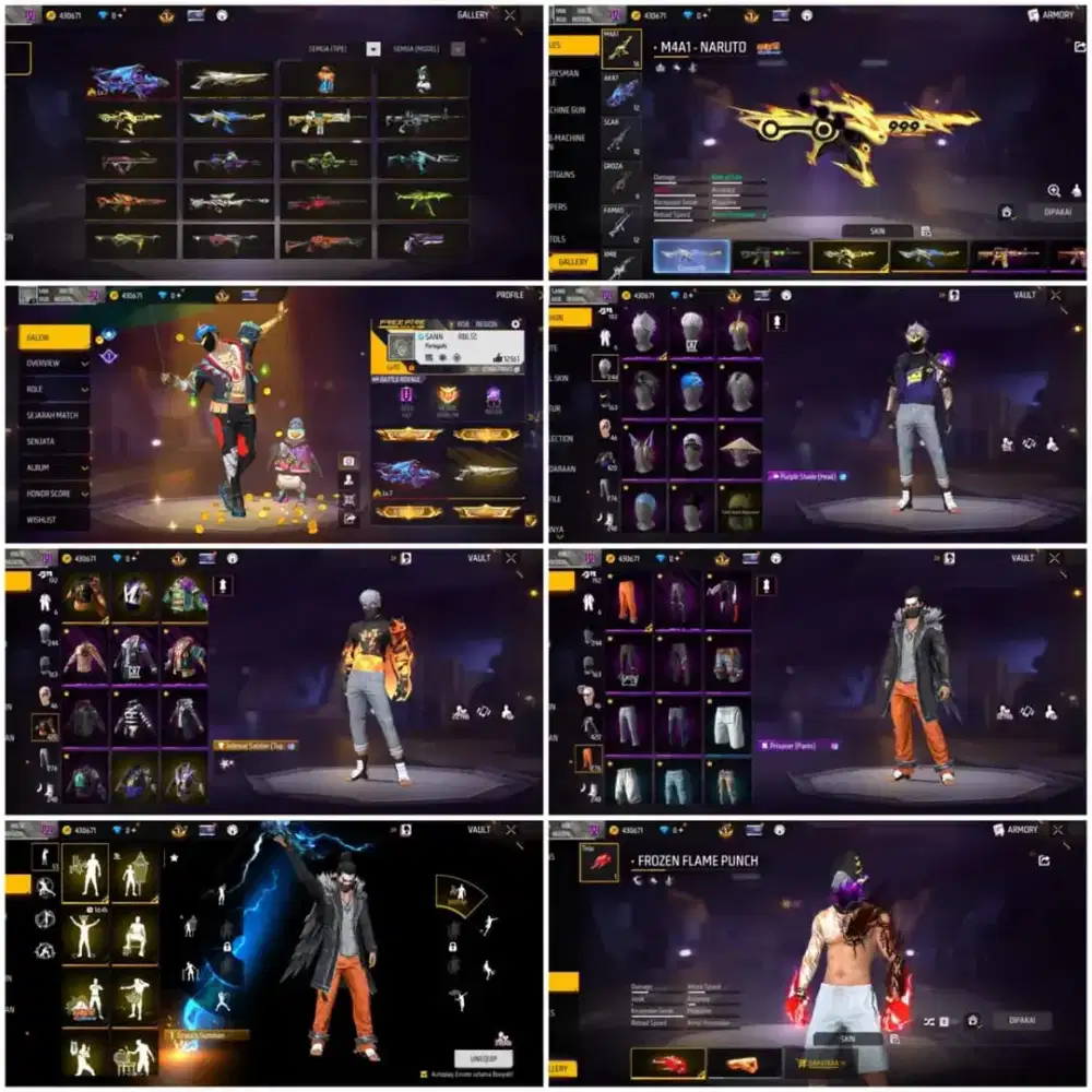 akun ff Ready jual akun ff 100% Real Asli Aman dan Terpercaya