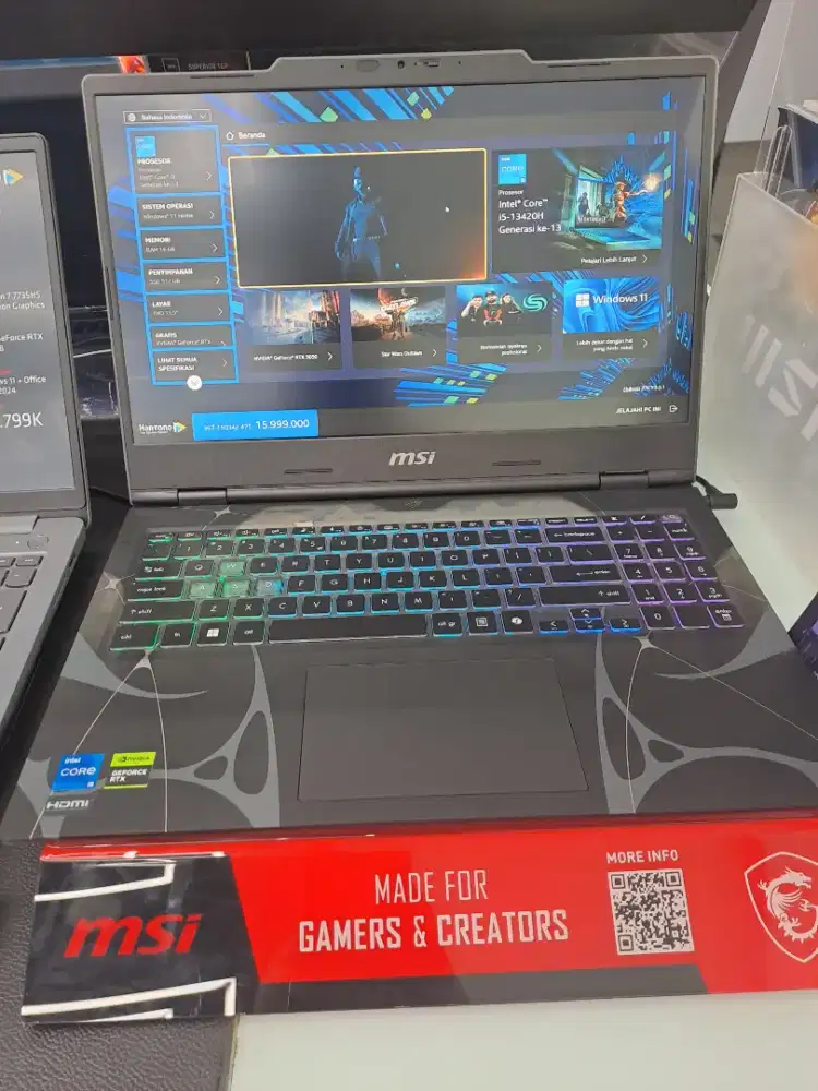 CICILAN TANPA CC LAPTOP MSI