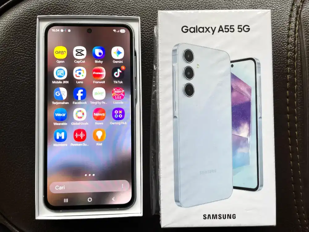 Samsung A55 White RAM 12/256GB Lengkap Dus dan Mulusss No Minus