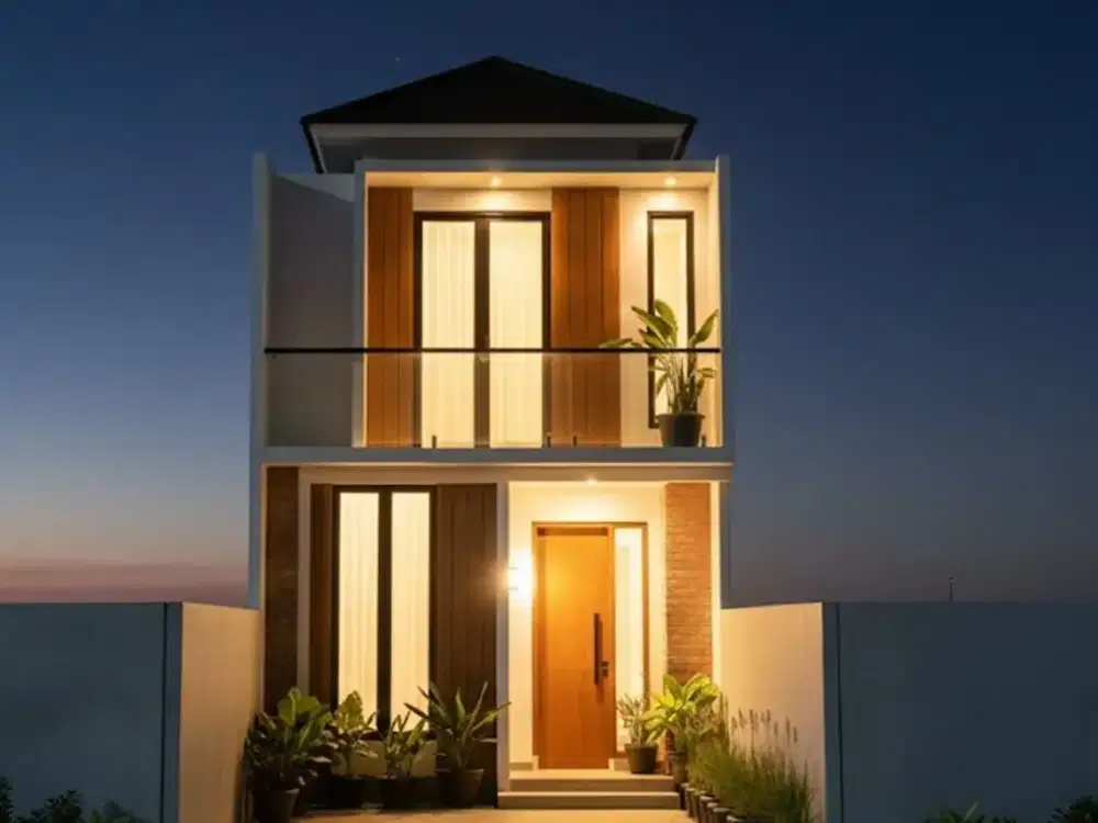 Jual Rumah Lantai 2 Minimalis Di Jl Siulan, Penatih, Denpasar Timur Bali. Dekat Ke Living Mall, Gatsu Timur