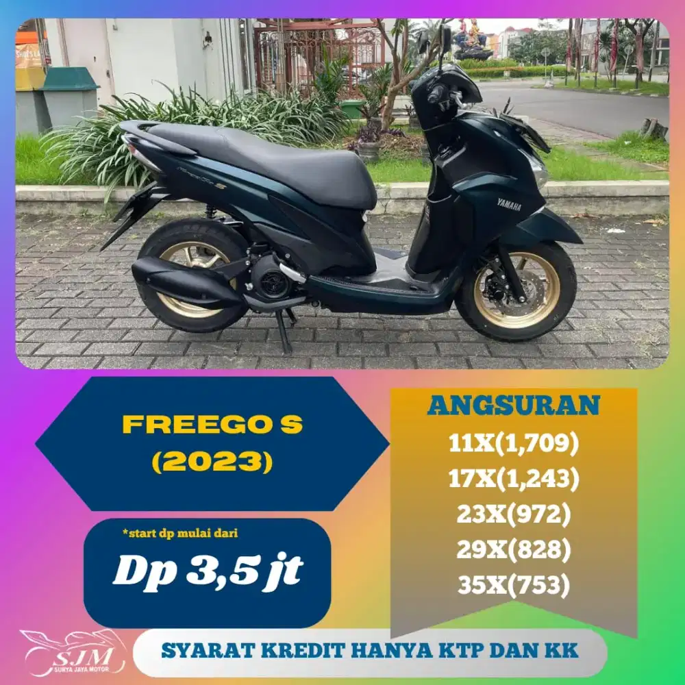 YAMAHA FREEGO S 2023 CASH & KREDIT