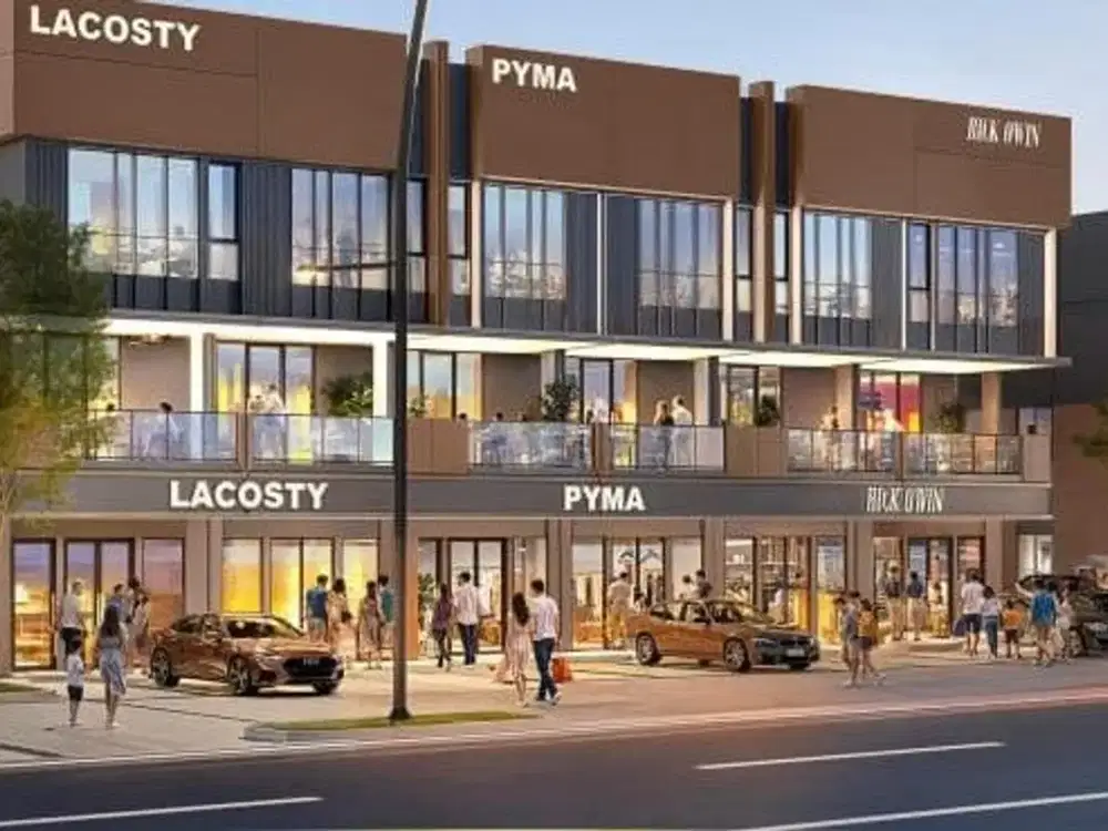 New Ruko 3 Lantai Tipe Alfresco 5X17 di Pasadena Square North - Gading Serpong, Lokasi Sangat Strategis