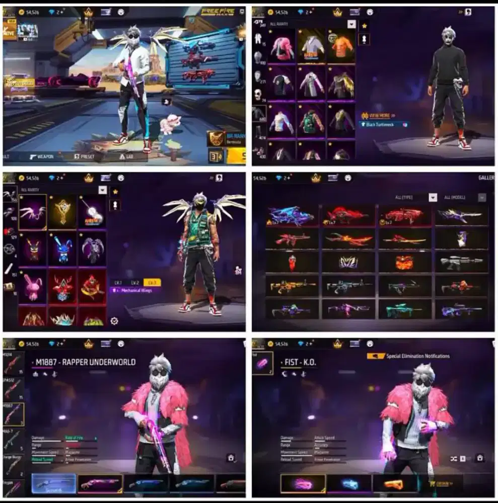 akun ff Ready jual akun ff 100% Real Asli Aman dan Terpercaya