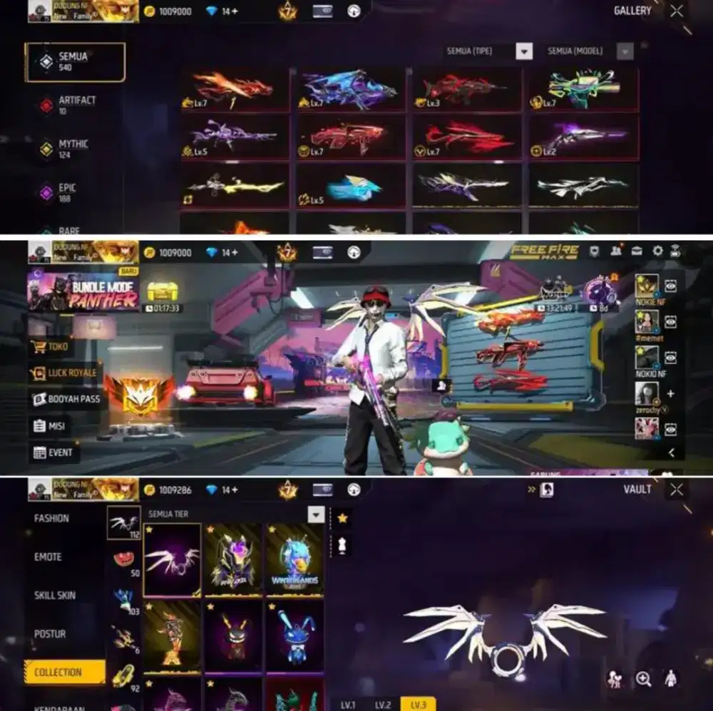 akun ff Ready jual akun ff 100% Real Asli Aman dan Terpercaya