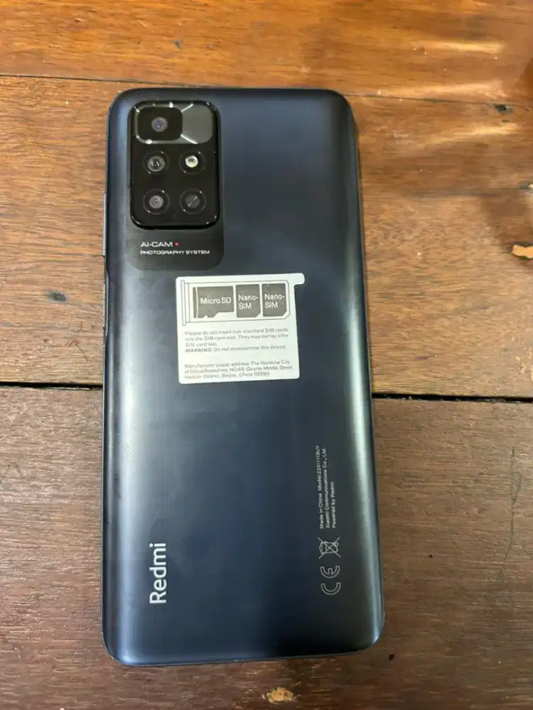 Redmi note 10 4g fullset 6/128GB