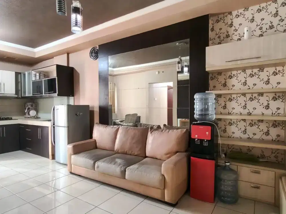 Disewakan 3BR Full Furnished Lantai Rendah di Apartemen Mediterania Garden 2