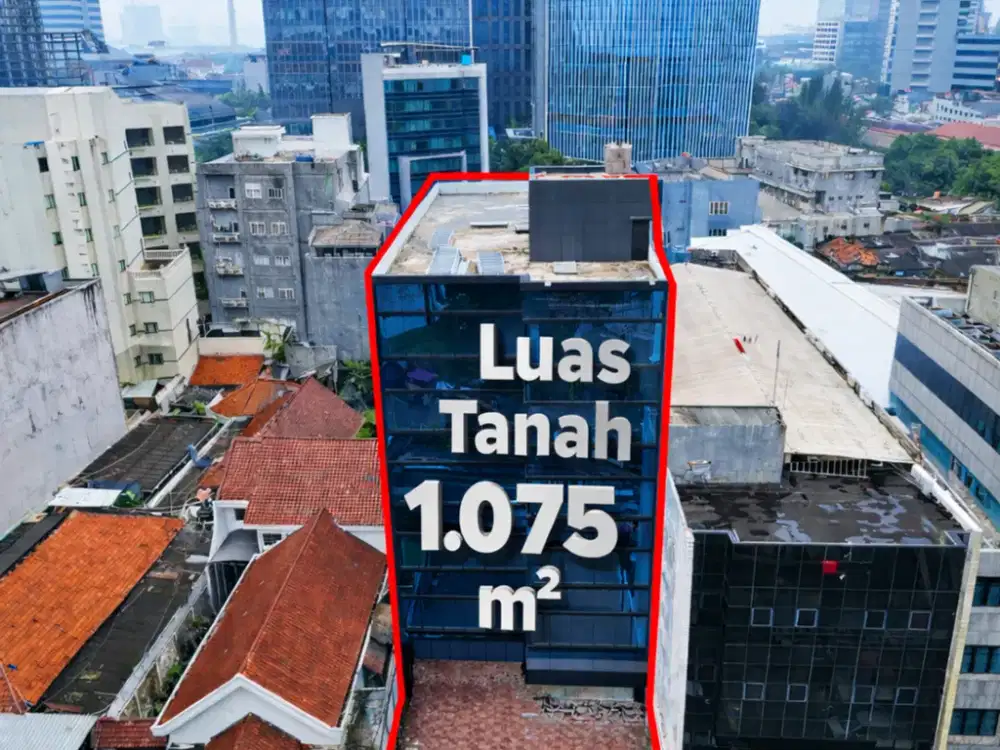 GEDUNG BARU 7 LANTAI DI MENTENG – STRATEGIS PARKIR 50 MOBIL!