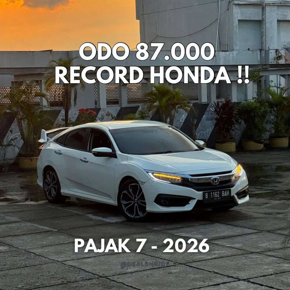 ODO 82.000 ANTIKK !! PAJAK 7/2026 HONDA CIVIC ES SEDAN 2017 MULUS