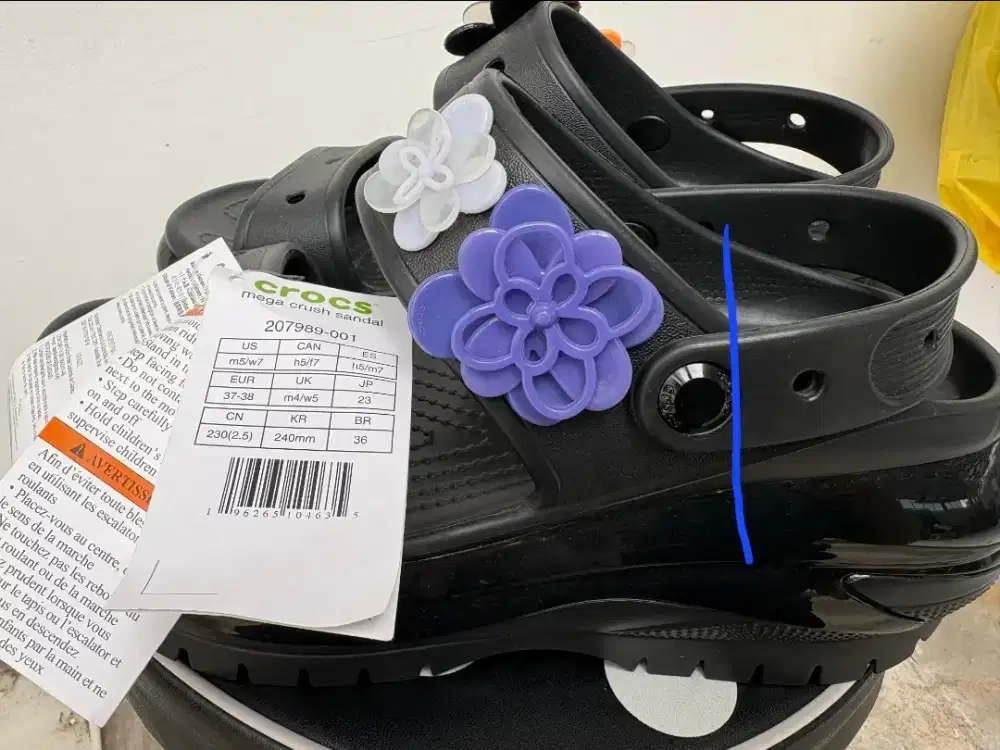 Crocs 2pcs ori baru murah