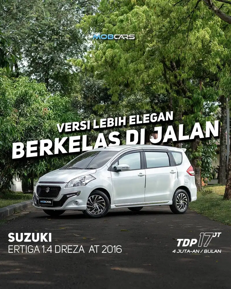SUZUKI ERTIGA DREZA 1.4 AT 2016 MATIC PUTIH