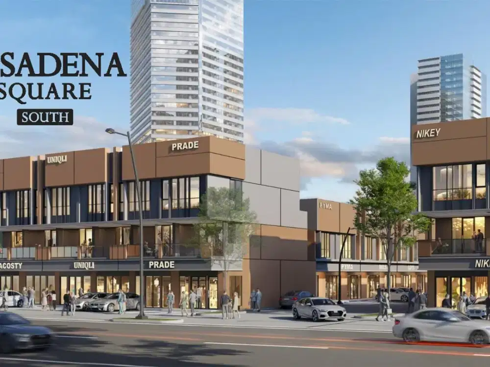 Dijual Ruko 2 dan 3 Lantai Terbaru Pasadena Square South di Gading Serpong, Tangerang