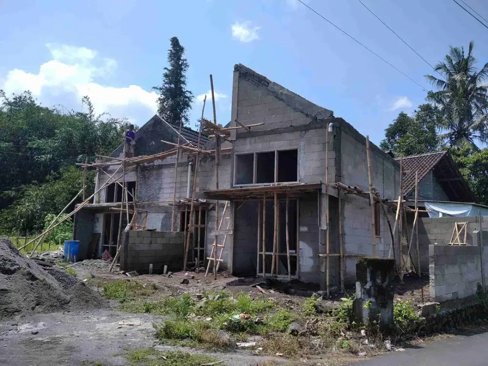 rumah siap bangun sumberejo tempel sleman dekat exit tol dan jalan magelang tempel sleman