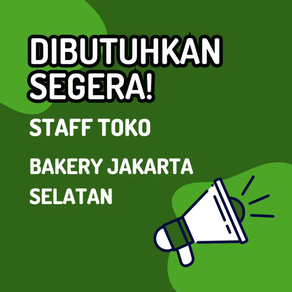 Lowongan Pekerjaan - Staff Toko