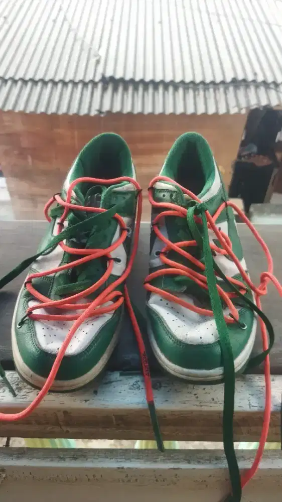 Nike dunk low green white