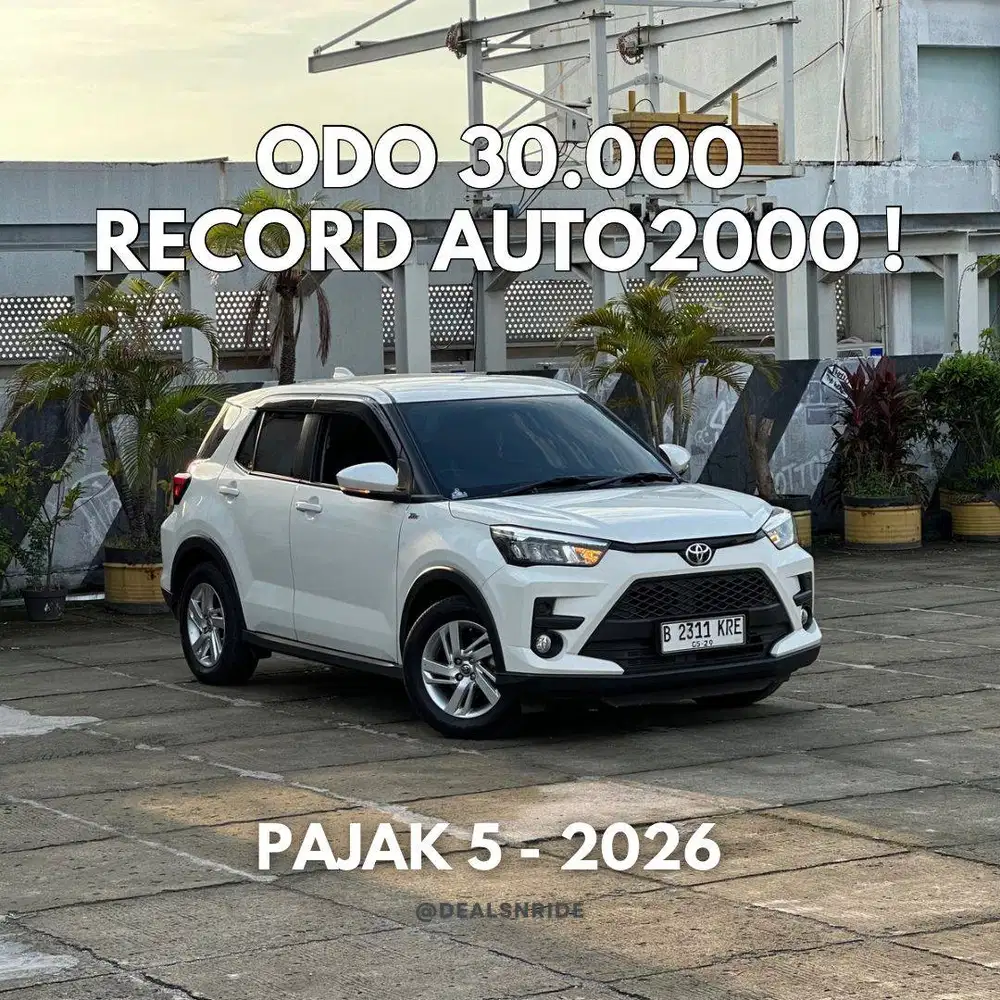ODO 30.000 ANTIK !! PAJAK 5/2027 TOYOTA RAIZE G 1.2 AT 2024 MULUS