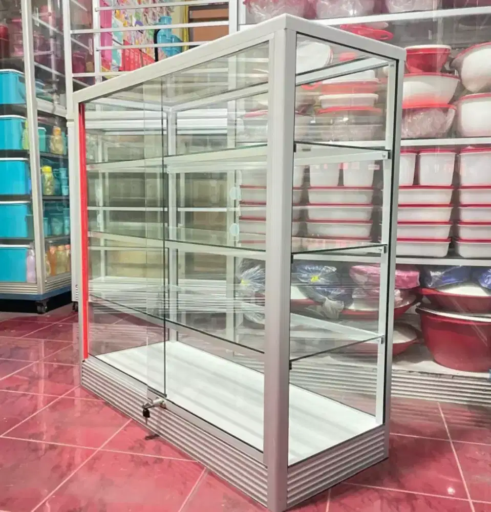 Etalase Toko Panjang 1Mx1M Barang Baru & Ready