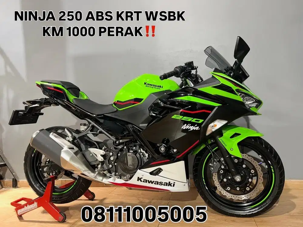 KM 1000 PERAK KAWASAKI NINJA 250 FI ABS SE KRT KEYLESS WANGI BARU