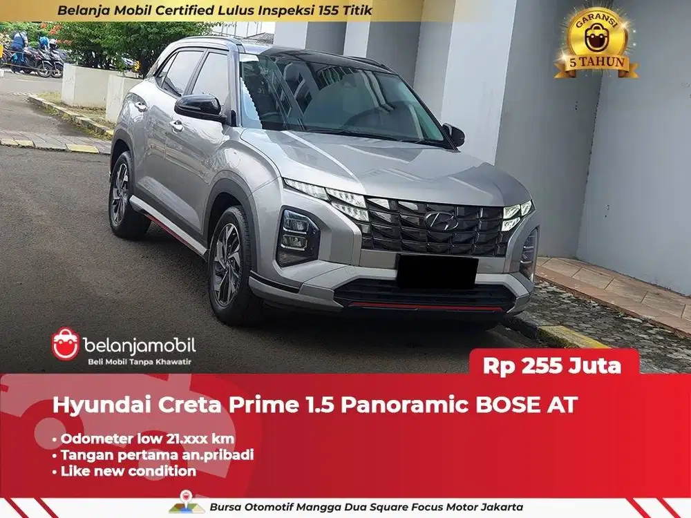 [ LOW KM 21RB ] Hyundai Creta Prime 1.5 Panoramic AT 2022/2023