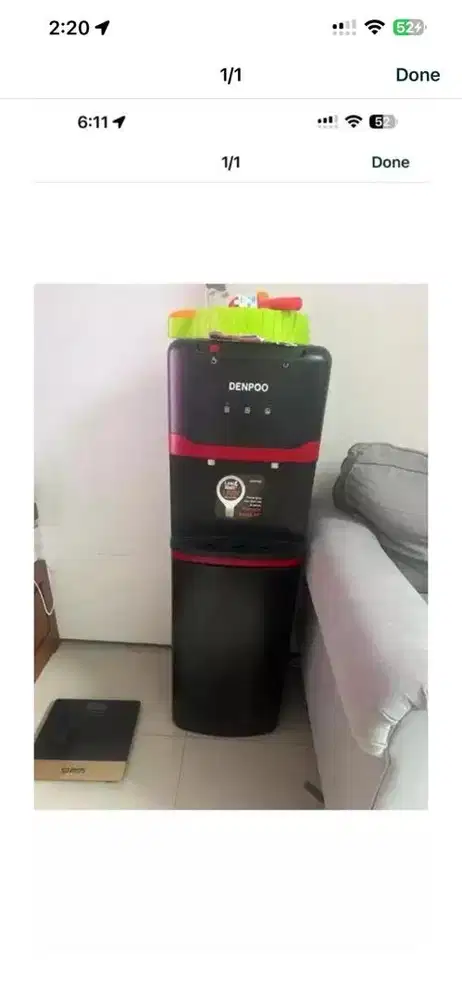 Dispenser tidak jadi Dipakai