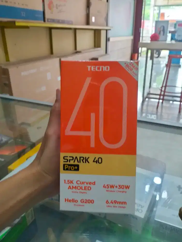 Tecno Spark 40 Pro plus 8+8/256 gb garansi resmi
