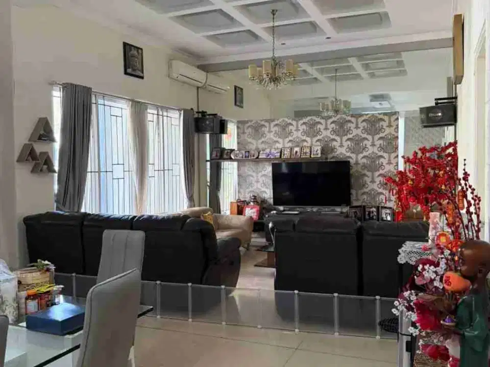 Harus tersewa rumah mewah sunter permai jaya 3 uk 12x24m2 lantai funished lengkap dan bagus