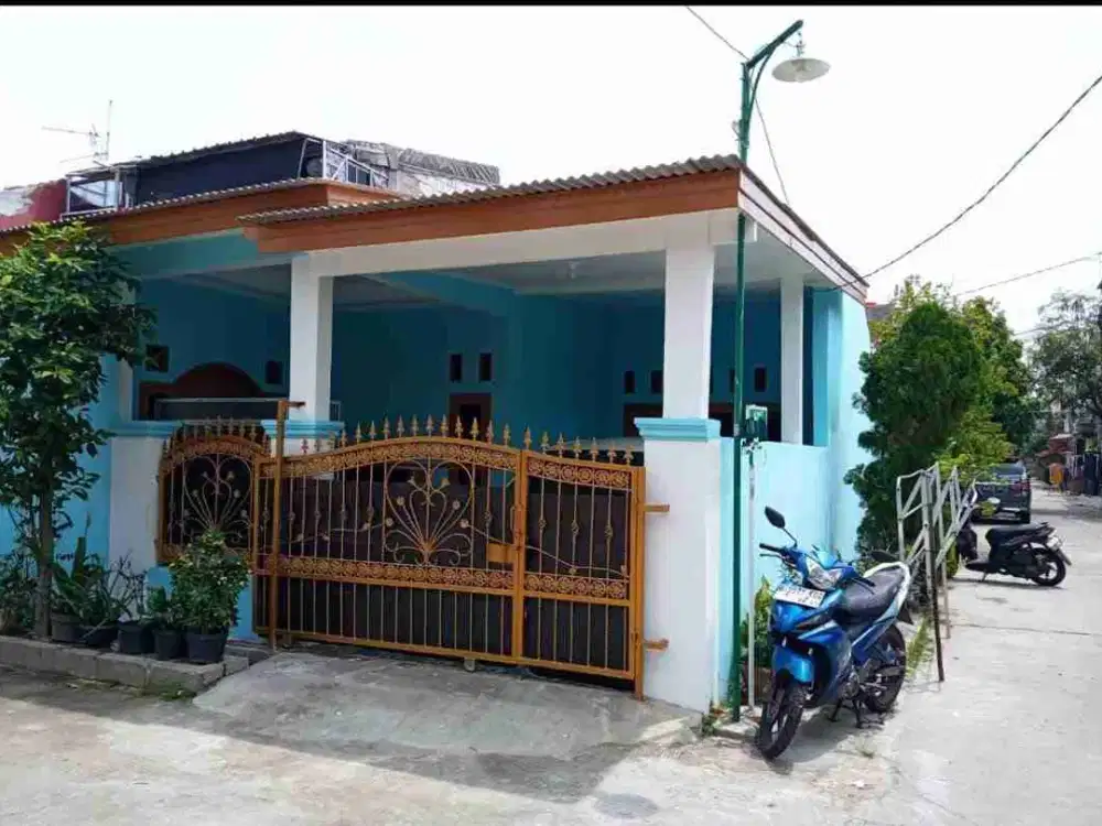 rumah hook harga murah,siap huni,bebas banjir di perumahan villa indah permai,golden city,teluk Pucung,Bekasi Utara