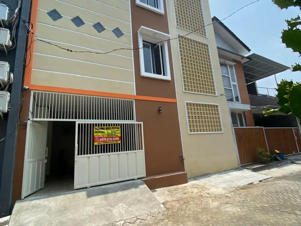 kos putra griya shanta eksekutif bersih nyaman aman 3 menit ke universitas brawiaya dkt candi mendut barat bunga cengkeh bunga merak