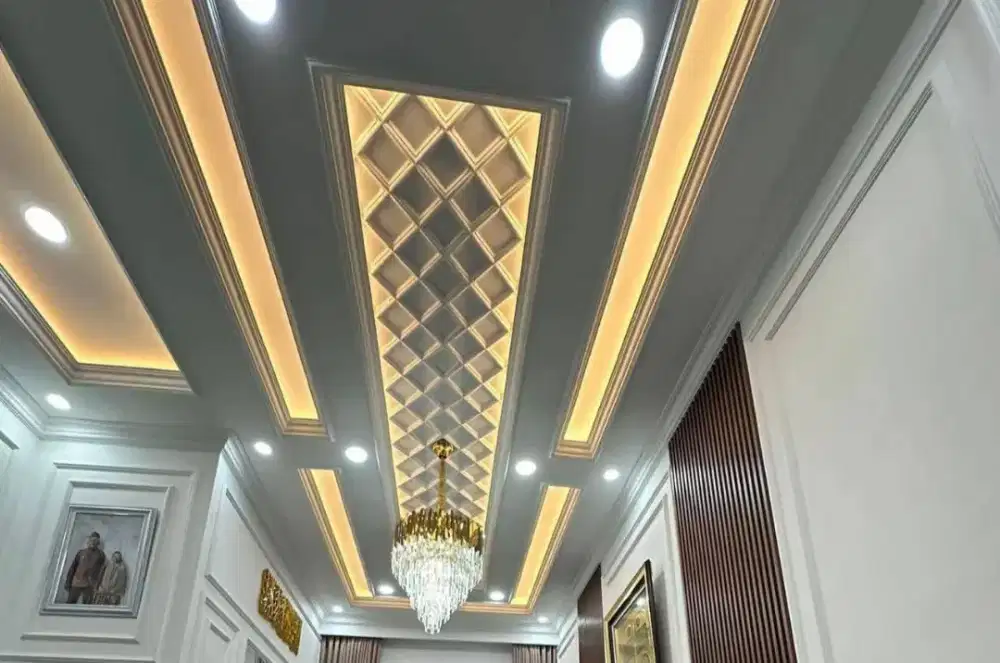 Plafon pvc termurah terpasang rapi