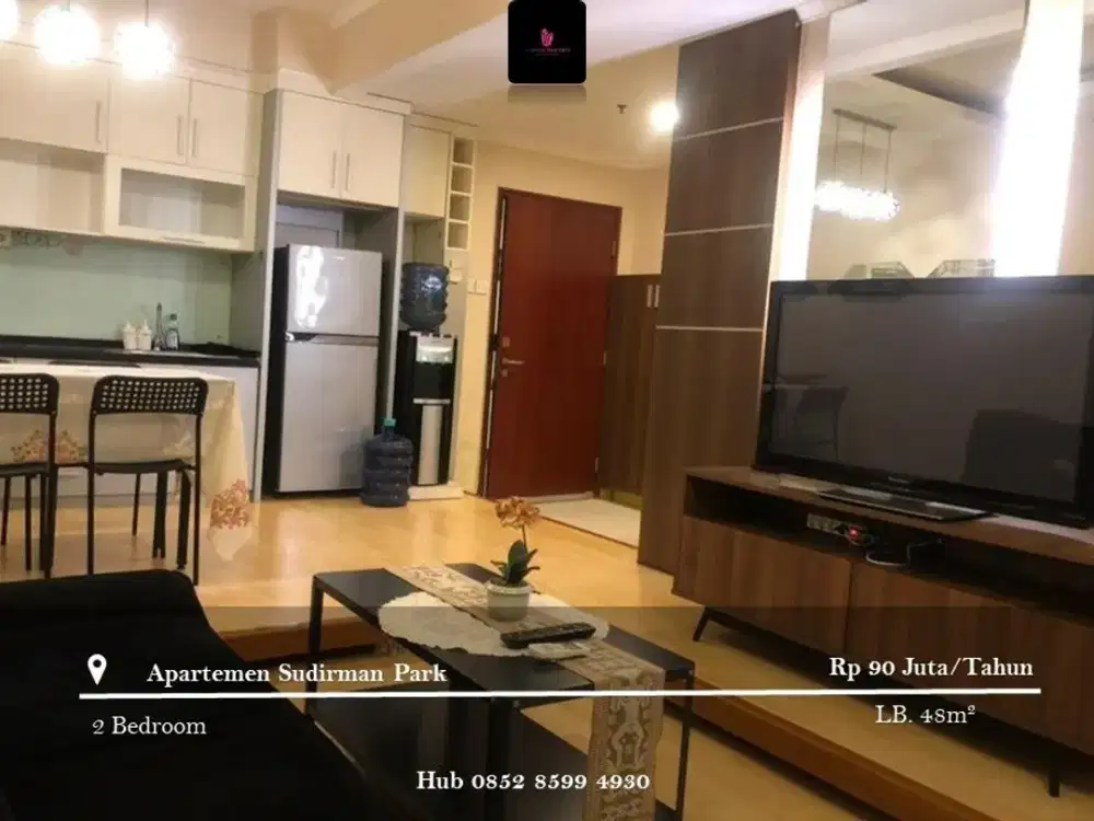 Disewakan Apartement Sudirman Park Mid Floor 2BR Full Furnished