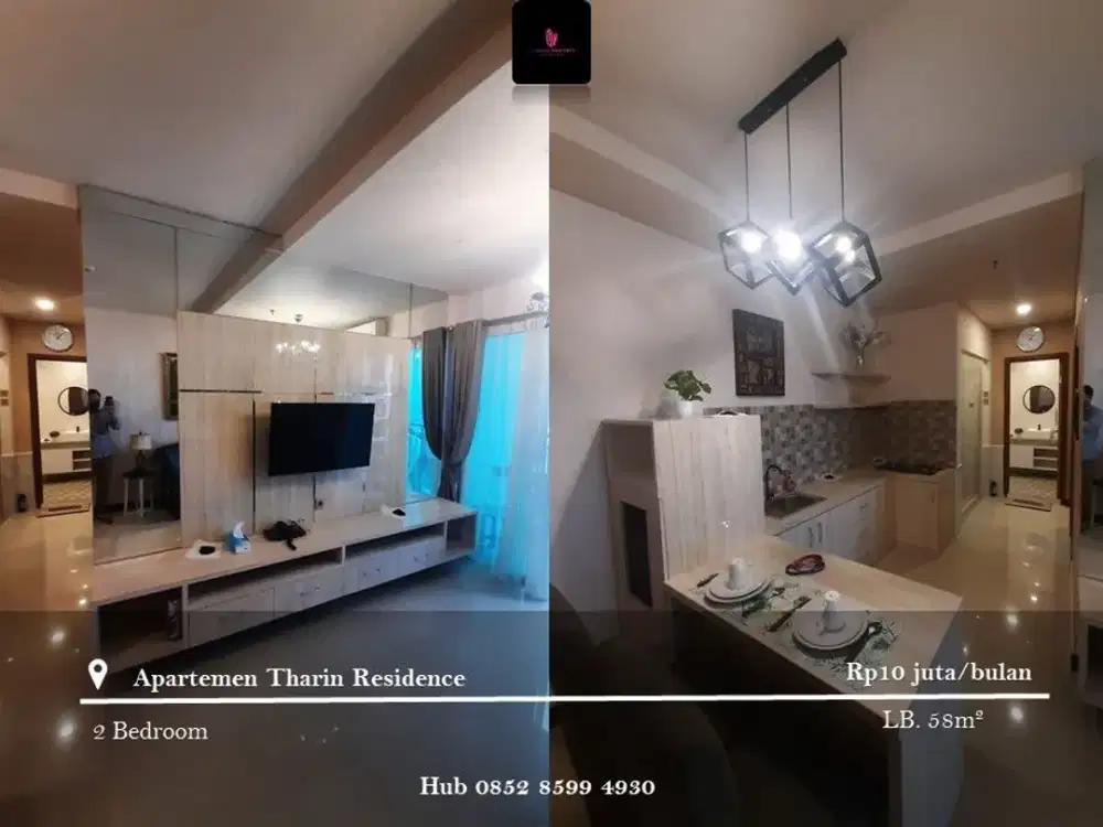 Disewakan Apartement Thamrin Residence High Floor 2BR Full Furnished