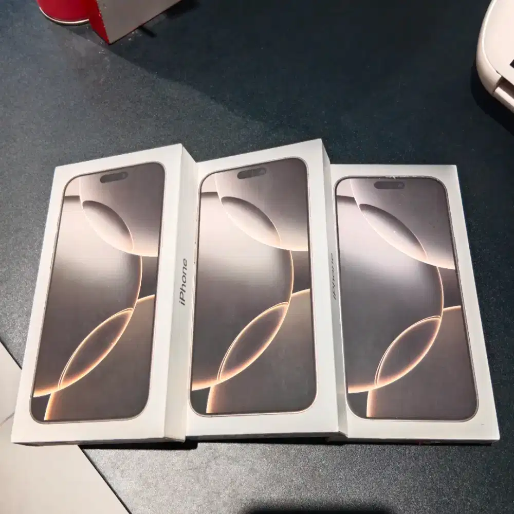 IPhone 16 ProMax Internal 1TB  Natural Tittanium Garansi Resmi iBox